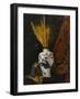 Flowers in a White Vase-Osman Hamdi Bey-Framed Giclee Print