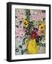 Flowers in a Yellow Jug-Lilia Orlova Holmes-Framed Giclee Print