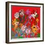 Flowers In Adiana's Garden-Linda Arthurs-Framed Giclee Print