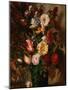 Flowers in an Earthenware Pot, 1847-Eugene Delacroix-Mounted Giclee Print