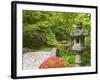 Flowers in Bloom, Japanese Garden, Washington Park Arboretum, Seattle, Washington, USA-Jamie & Judy Wild-Framed Photographic Print