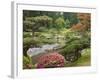 Flowers in Bloom, Japanese Garden, Washington Park Arboretum, Seattle, Washington, USA-Jamie & Judy Wild-Framed Photographic Print