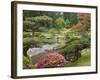 Flowers in Bloom, Japanese Garden, Washington Park Arboretum, Seattle, Washington, USA-Jamie & Judy Wild-Framed Photographic Print