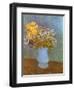 Flowers in Blue Vase, 1887-Vincent van Gogh-Framed Giclee Print