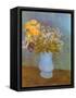 Flowers in Blue Vase, 1887-Vincent van Gogh-Framed Stretched Canvas