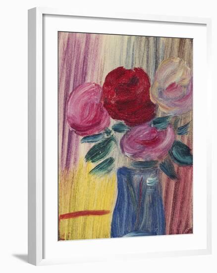 Flowers in Blue Vase-Alexej Von Jawlensky-Framed Giclee Print