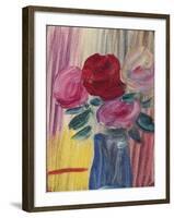 Flowers in Blue Vase-Alexej Von Jawlensky-Framed Giclee Print