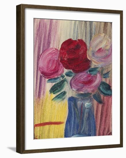 Flowers in Blue Vase-Alexej Von Jawlensky-Framed Giclee Print