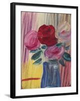 Flowers in Blue Vase-Alexej Von Jawlensky-Framed Giclee Print