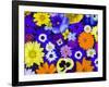 Flowers in Blues and Yellows-Darrell Gulin-Framed Photographic Print