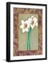 Flowers In Brown Frame IV-Ferrer-Framed Art Print