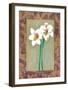 Flowers In Brown Frame IV-Ferrer-Framed Art Print