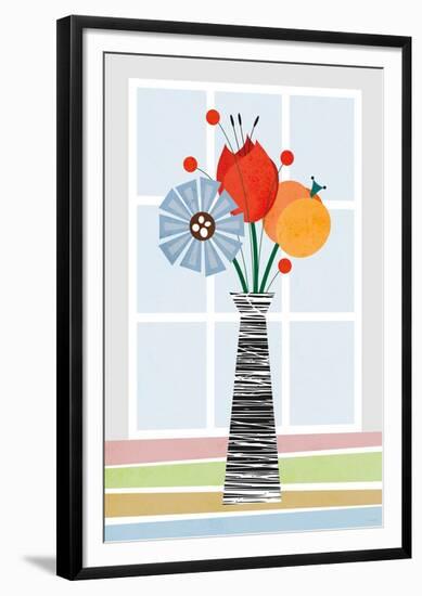 Flowers in Colour-Tomas Design-Framed Art Print