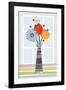 Flowers in Colour-Tomas Design-Framed Art Print