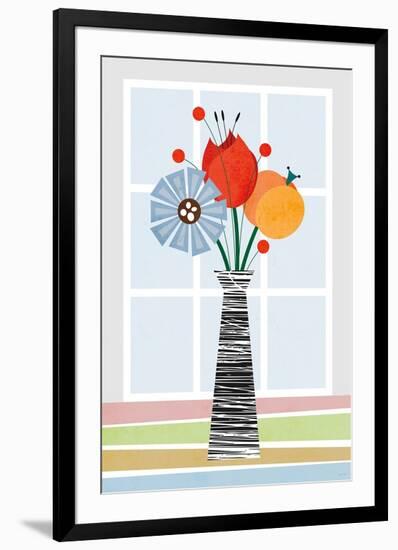 Flowers in Colour-Tomas Design-Framed Art Print