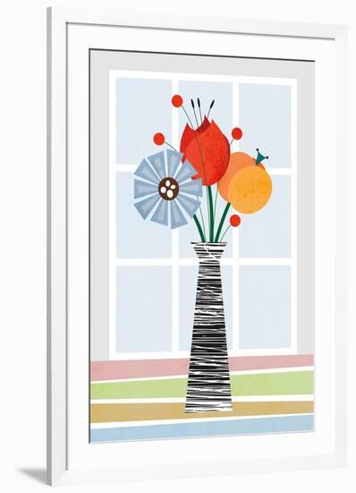 Flowers in Colour-Tomas Design-Framed Art Print