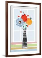 Flowers in Colour-Tomas Design-Framed Art Print