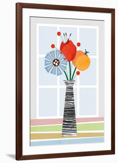 Flowers in Colour-Tomas Design-Framed Art Print