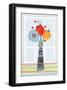 Flowers in Colour-Tomas Design-Framed Art Print