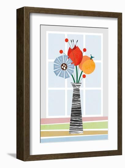 Flowers in Colour-Tomas Design-Framed Art Print