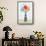 Flowers in Colour-Tomas Design-Framed Stretched Canvas displayed on a wall