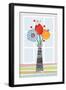 Flowers in Colour-Tomas Design-Framed Art Print