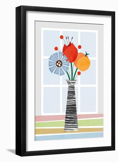 Flowers in Colour-Tomas Design-Framed Art Print