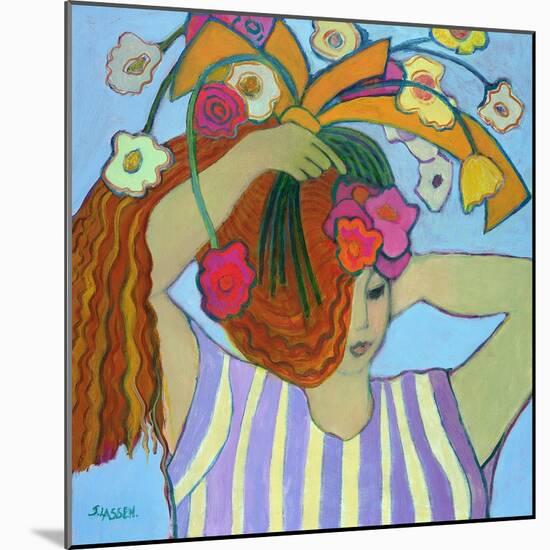 Flowers in Her Hair, 2003-04-Jeanette Lassen-Mounted Giclee Print