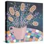 Flowers in Mug 2-Lisa Frances Judd-Stretched Canvas