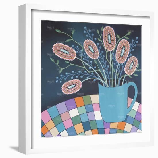 Flowers in Mug-Lisa Frances Judd-Framed Art Print