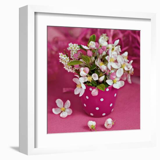 Flowers in Pink-Catherine Beyler-Framed Art Print