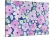 flowers in pink-Neela Pushparaj-Stretched Canvas