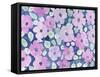flowers in pink-Neela Pushparaj-Framed Stretched Canvas