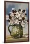 Flowers in Pottery Jug-null-Framed Art Print