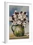 Flowers in Pottery Jug-null-Framed Art Print