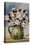 Flowers in Pottery Jug-null-Stretched Canvas