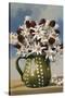 Flowers in Pottery Jug-null-Stretched Canvas