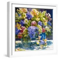 Flowers in Radiance-Judy Talacko-Framed Giclee Print