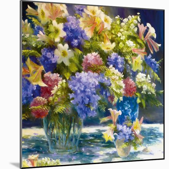 Flowers in Radiance-Judy Talacko-Mounted Giclee Print