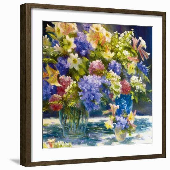 Flowers in Radiance-Judy Talacko-Framed Giclee Print