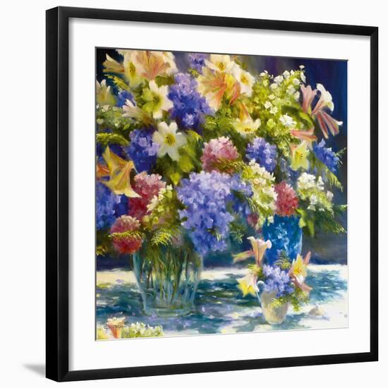 Flowers in Radiance-Judy Talacko-Framed Giclee Print