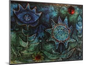 Flowers in the Night (1930)-Paul Klee-Mounted Art Print