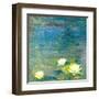 Flowers in the Pond-Andrew Michaels-Framed Art Print