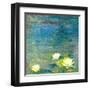 Flowers in the Pond-Andrew Michaels-Framed Art Print