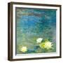 Flowers in the Pond-Andrew Michaels-Framed Art Print