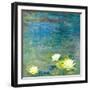 Flowers in the Pond-Andrew Michaels-Framed Art Print