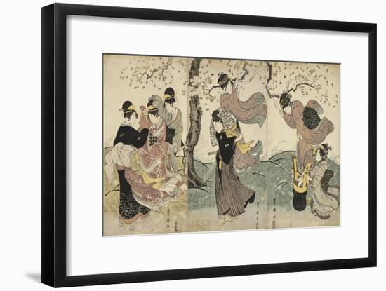 Flowers in the Wind, C. 1797-1800-Utagawa Toyokuni-Framed Giclee Print