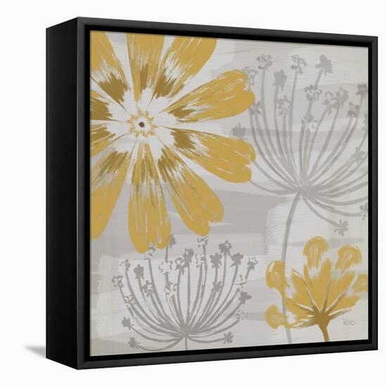 Flowers in the Wind I-Veronique Charron-Framed Stretched Canvas