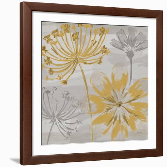 Flowers in the Wind II-Veronique Charron-Framed Art Print