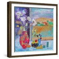 Flowers in the Window 2014-Sylvia Paul-Framed Giclee Print